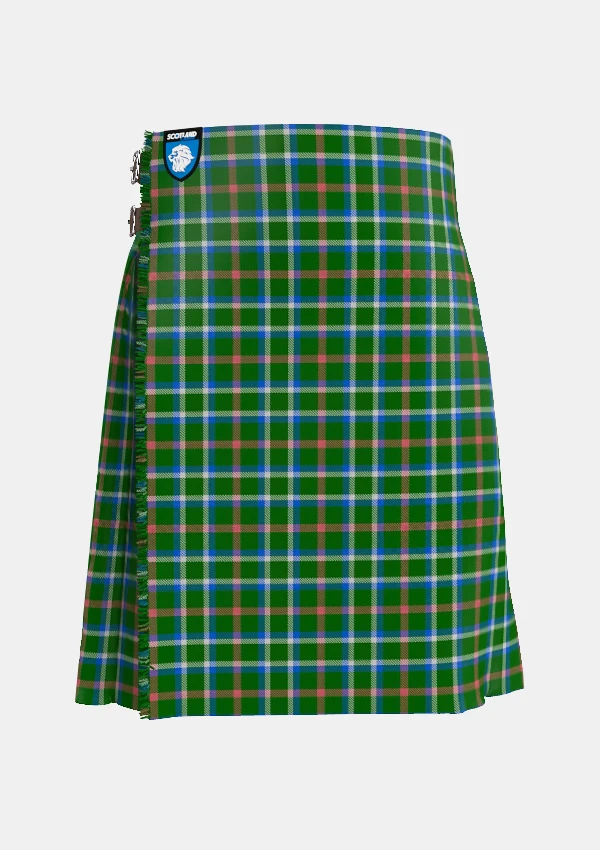 Traditional_McClure_Niall_tartan_front_image_with_pleated_design_and_adjustable_buckles_for_men