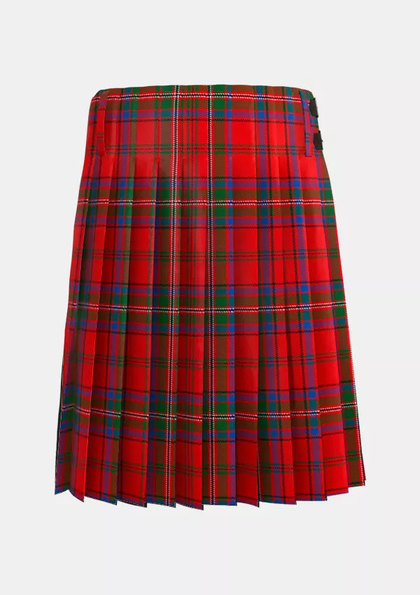 Traditional_McClure_Tartan_kilt_back_image_with_pleated_design_and_adjustable_buckles_for_men