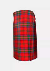 Traditional_McClure_Tartan_kilt_left_image_with_pleated_design_and_adjustable_buckles_for_men
