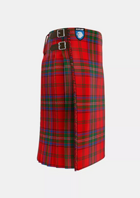 Traditional_McClure_Tartan_kilt_right_image_with_pleated_design_and_adjustable_buckles_for_men
