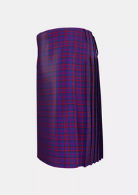 Traditional_McCluskey_David_John_and_Family_Tartan_13334_kilt_left_image_with_pleated_design_and_adjustable_buckles_for_men