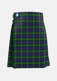 Traditional_McComb_Tartan_kilt_front_image_with_pleated_design_and_adjustable_buckles_for_men