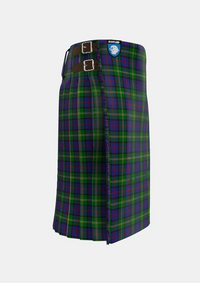 Traditional_McComb_Tartan_kilt_right_image_with_pleated_design_and_adjustable_buckles_for_men