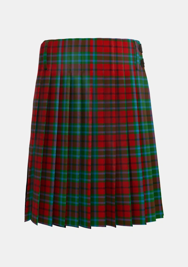 Traditional_McCook_Cook_Tartan_3910_kilt_back_image_with_pleated_design_and_adjustable_buckles_for_men