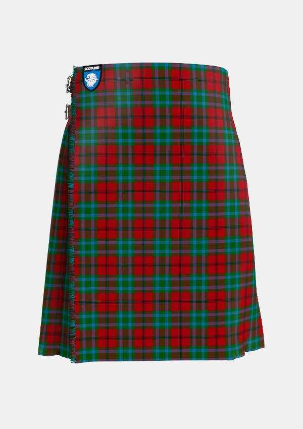 Traditional_McCook_Cook_Tartan_3910_kilt_front_image_with_pleated_design_and_adjustable_buckles_for_men