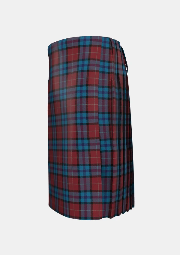 Traditional_McCurdy-Stribbling_Tartan_kilt_left_image_with_pleated_design_and_adjustable_buckles_for_men