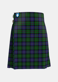 Traditional_McEwan_Tartan_kilt_2299_front_image_with_pleated_design_and_adjustable_buckles_for_men