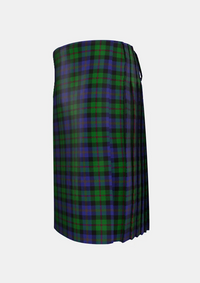 Traditional_McEwan_Tartan_kilt_2299_left_image_with_pleated_design_and_adjustable_buckles_for_men