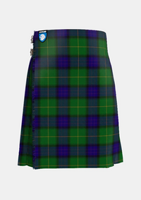 Traditional_McFadden_Tartan_kilt_2656_front_image_with_pleated_design_and_adjustable_buckles_for_men