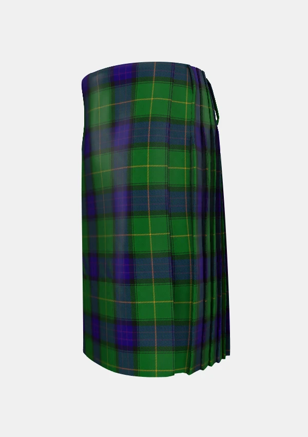 Traditional_McFadden_Tartan_kilt_2656_left_image_with_pleated_design_and_adjustable_buckles_for_men