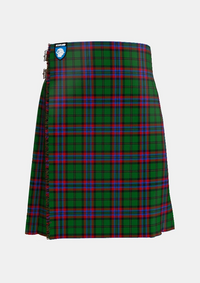 Traditional_McGeachie_Tartan_kilt_7291_front_image_with_pleated_design_and_adjustable_buckles_for_men