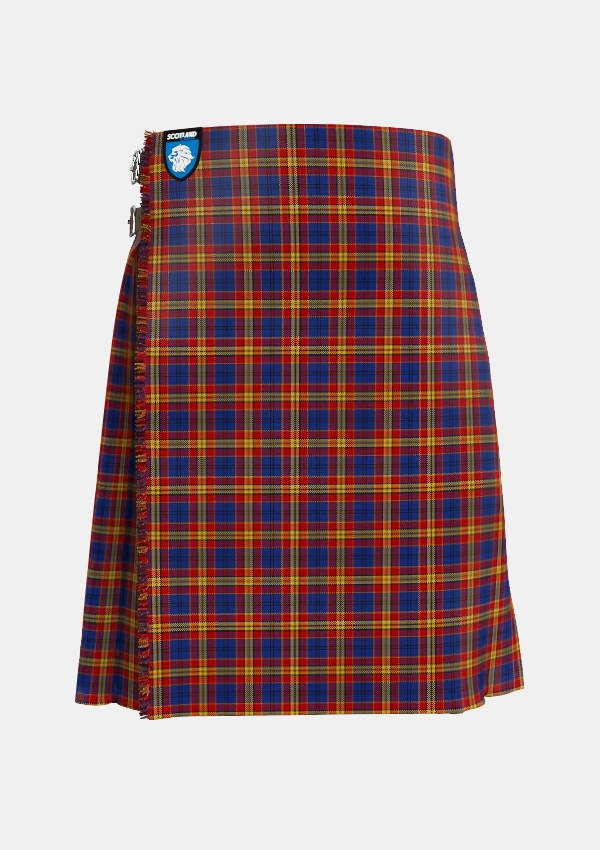 Traditional_McGurk_Personal_Tartan_7159_kilt_front_image_with_pleated_design_and_adjustable_buckles_for_men
