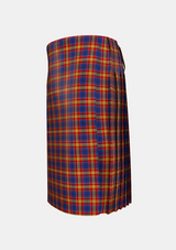 Traditional_McGurk_Personal_Tartan_7159_kilt_left_image_with_pleated_design_and_adjustable_buckles_for_men