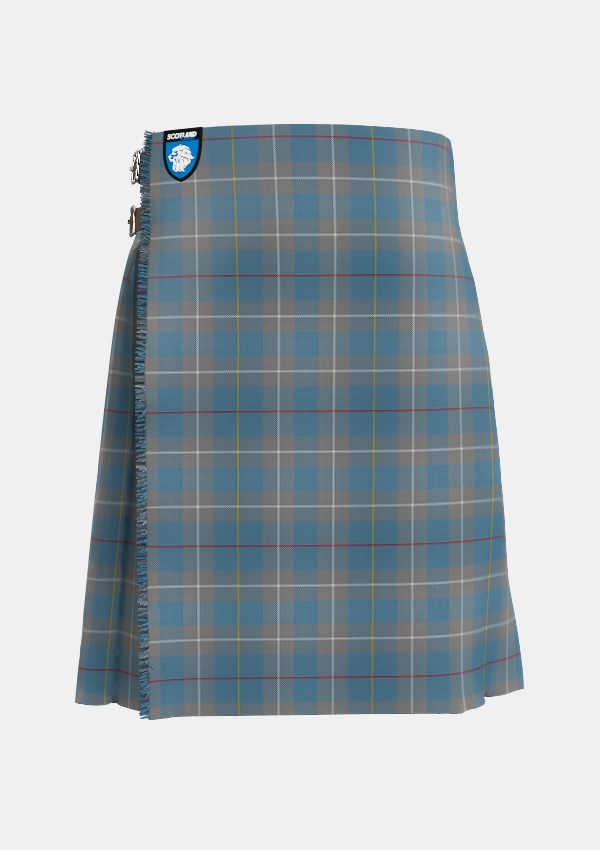 Traditional_McKerrell_of_Hillhouse_Dress_Tartan_6041_kilt_front_image_with_pleated_design_and_adjustable_buckles_for_men