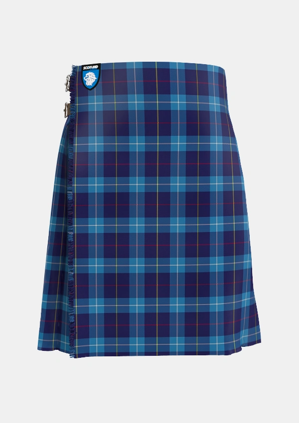 Traditional_McKerrell_of_Hillhouse_Tartan_1758_kilt_front_image_with_pleated_design_and_adjustable_buckles_for_men