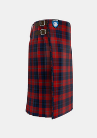 Traditional_McKnight_Tartan_kilt_right_image_with_pleated_design_and_adjustable_buckles_for_men