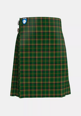 Traditional_McMahon_Gordon_and_Family_Tartan_15171_kilt_front_image_with_pleated_design_and_adjustable_buckles_for_men