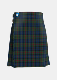 Traditional_McMeeken_Tartan_kilt_10089_front_image_with_pleated_design_and_adjustable_buckles_for_men