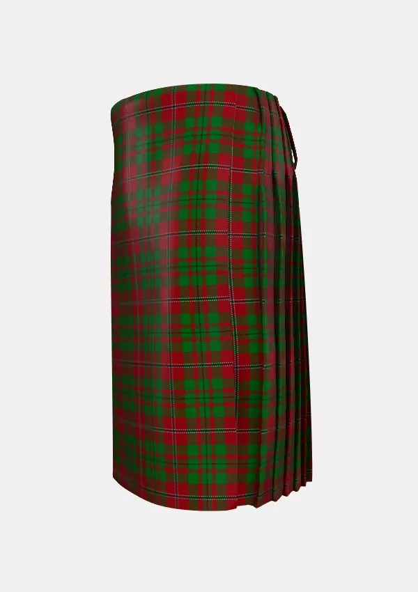 Traditional_McNee_Tartan_6917_kilt_left_image_with_pleated_design_and_adjustable_buckles_for_men