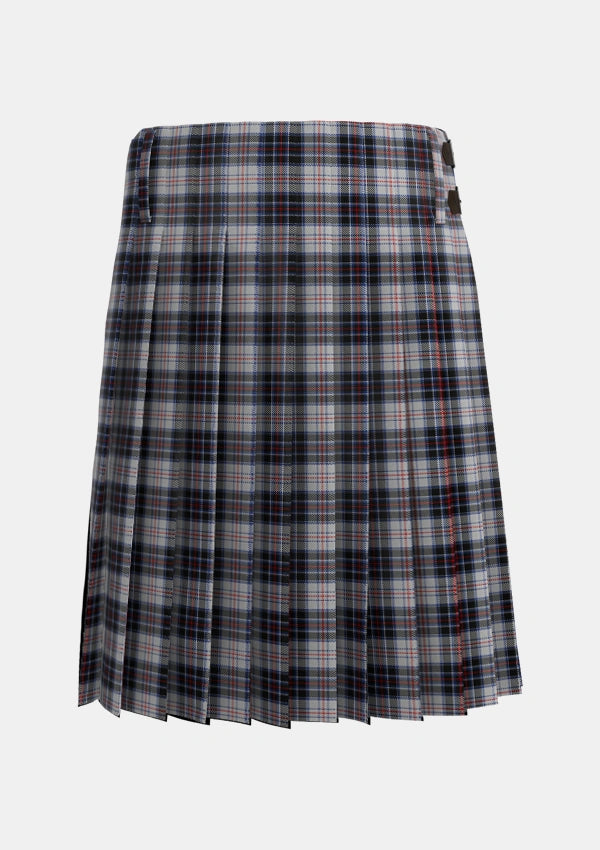 Traditional_McRae_Dress_Tartan_2800_kilt_back_image_with_pleated_design_and_adjustable_buckles_for_men