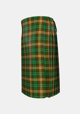 Traditional_McShane_Tartan_kilt_4111_left_image_with_pleated_design_and_adjustable_buckles_for_men