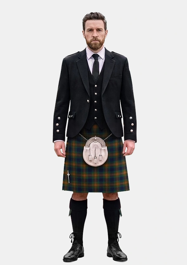 Traditional_Mccarter_Tartan_11606_Kilt_and_Argyle_Jacket_Kilt_Outfits_front_image