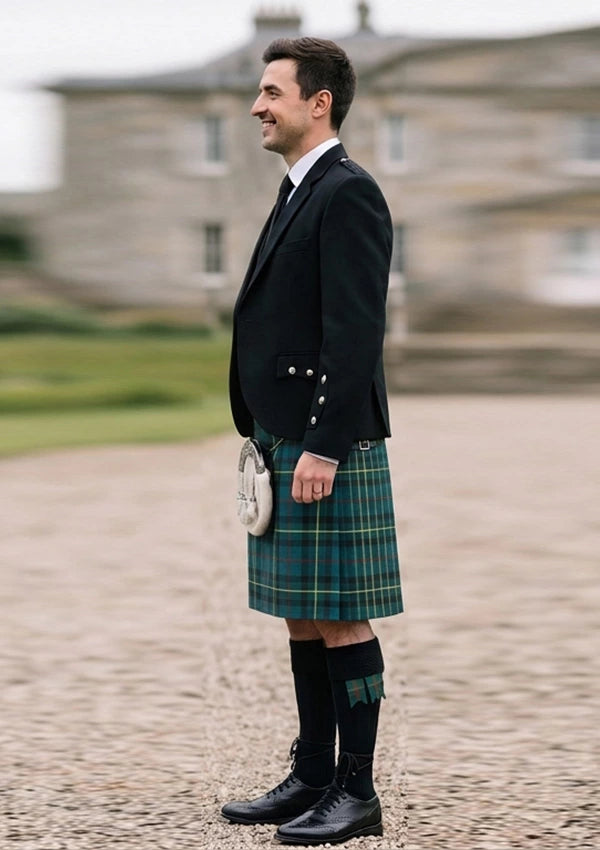 Traditional_Mcconnell_tartan_141_Kilt_and_Argyle_Jacket_Kilt_Outfit_left_image