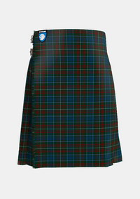 Traditional_Mcconnell_tartan_front_image_with_pleated_design_and_adjustable_buckles_for_men