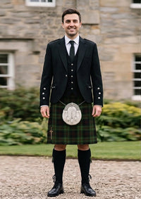 Traditional_Mcdermott_tartan_1180_Kilt_and_Argyle_Jacket_Kilt_Outfit_front_image