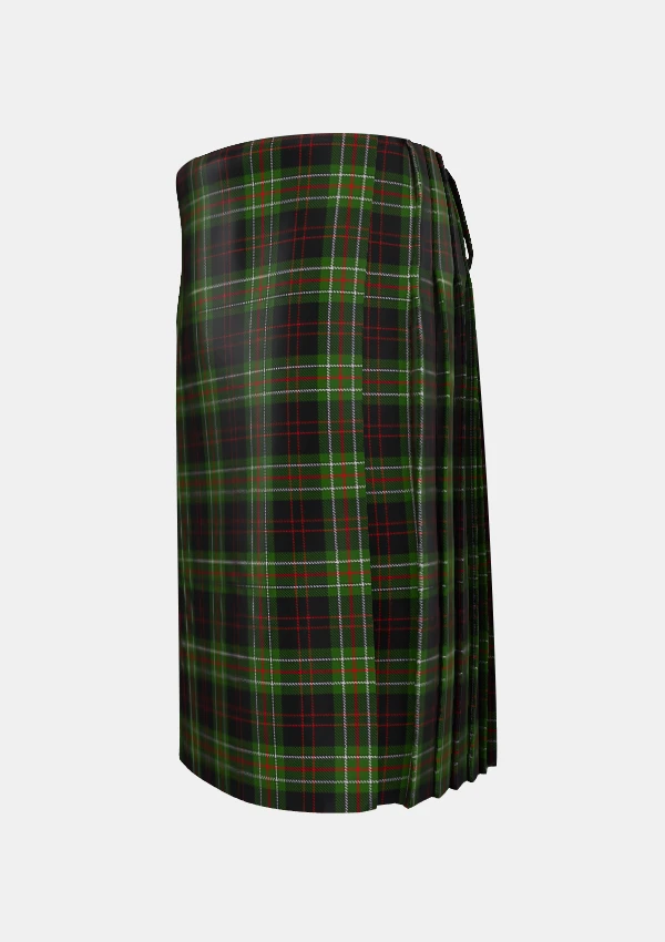 Traditional_Mcdermott_tartan_left_image_with_pleated_design_and_adjustable_buckles_for_men