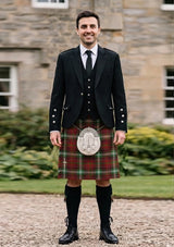 Traditional_Mcguire_tartan_6065_Kilt_and_Argyle_Jacket_Kilt_Outfit_front_image