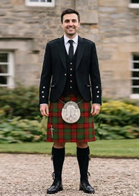 Traditional_Mcphail_tartan_1031_Kilt_and_Argyle_Jacket_Kilt_Outfit_front_image