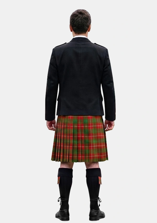 Traditional_Melieres_Frost_Tartan_10069_Kilt_and_Argyle_Jacket_Kilt_Outfits_back_image