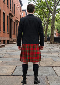 Traditional_Melrose_Tartan_3926_Kilt_and_Argyle_Jacket_Kilt_Outfit_back_image