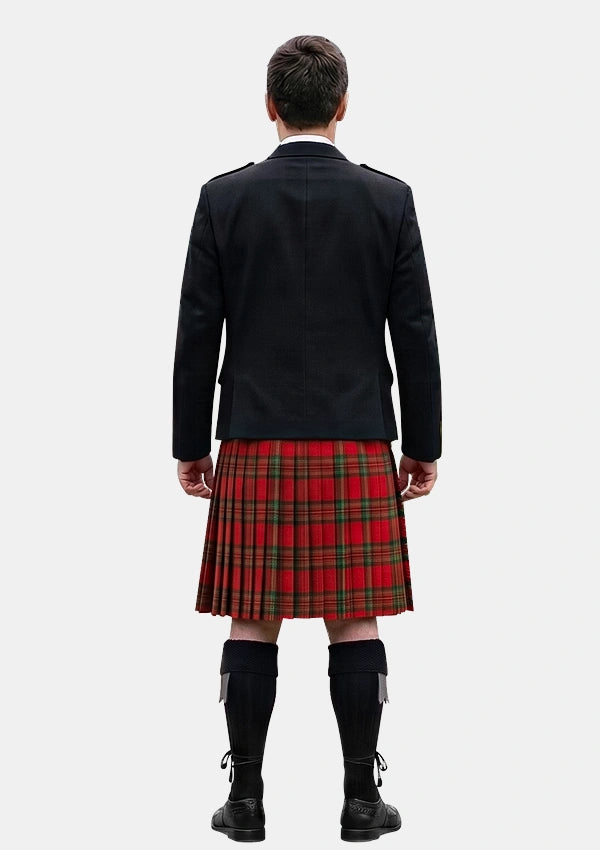 Traditional_Melrose_Tartan_3926_Kilt_and_Argyle_Jacket_Kilt_Outfits_back_image