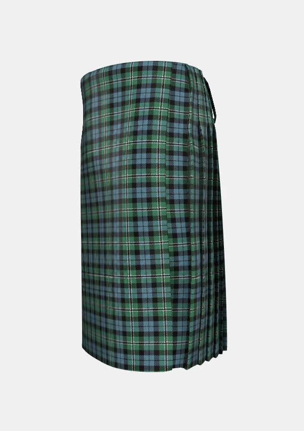 Traditional_Melville_tartan_left_image_with_pleated_design_and_adjustable_buckles_for_men