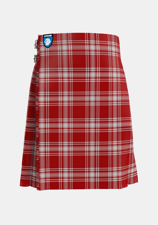 Traditional_Menzies_1815_Tartan_1699_kilt_front_image_with_pleated_design_and_adjustable_buckles_for_men