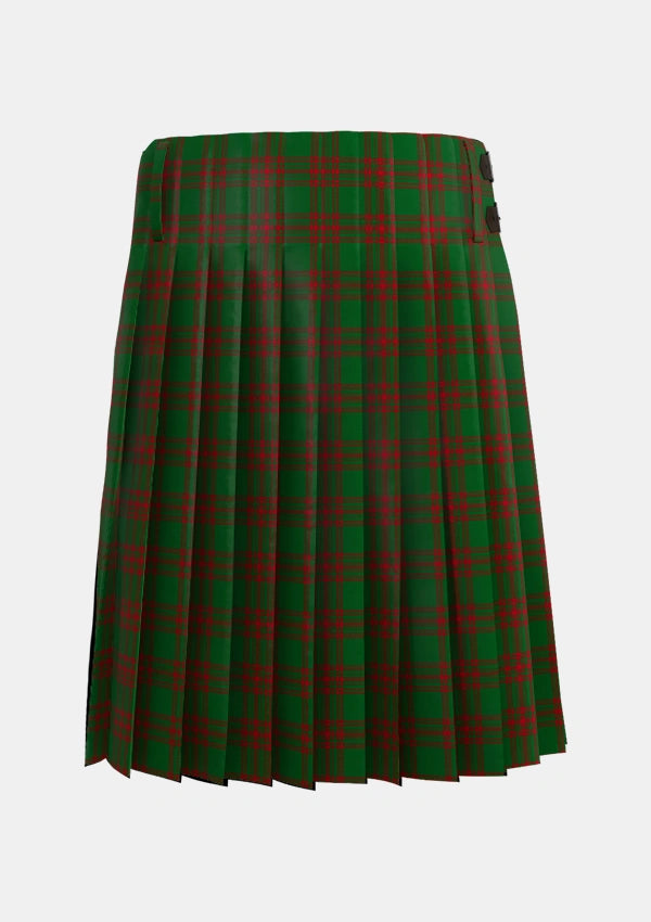 Traditional_Menzies_2_Tartan_894_kilt_back_image_with_pleated_design_and_adjustable_buckles_for_men