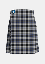 Traditional_Menzies_Black_Dress_Tartan_1812_kilt_front_image_with_pleated_design_and_adjustable_buckles_for_men