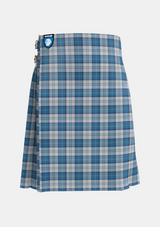 Traditional_Menzies_Dress_Blue_White_Tartan_1756_kilt_front_image_with_pleated_design_and_adjustable_buckles_for_men