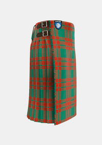 Traditional_Menzies_tartan_894_right_image_with_pleated_design_and_adjustable_buckles_for_men