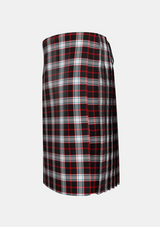 Traditional_Merrilees_Tartan_1602_kilt_left_image_with_pleated_design_and_adjustable_buckles_for_men