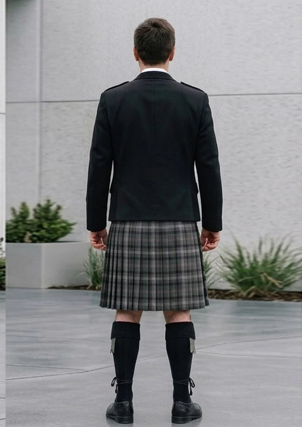 Traditional_Midnight_Thistle_Tartan_7499_Kilt_and_Argyle_Jacket_Kilt_Outfit_back_image
