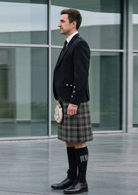 Traditional_Midnight_Thistle_Tartan_7499_Kilt_and_Argyle_Jacket_Kilt_Outfit_left_image