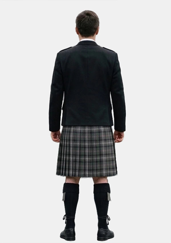 Traditional_Midnight_Thistle_Tartan_7499_Kilt_and_Argyle_Jacket_Kilt_Outfits_back_image