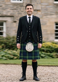 Traditional_Miller_tartan_4177_Kilt_and_Argyle_Jacket_Kilt_Outfit_front_image