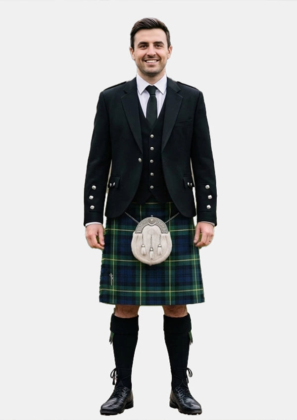Traditional_Miller_tartan_4177_Kilt_and_Argyle_Jacket_Kilt_Outfits_front_image