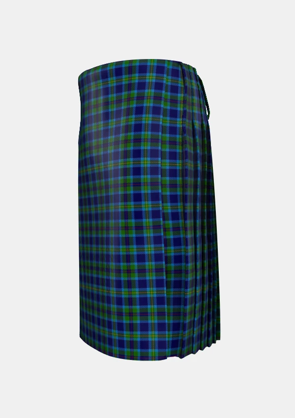 Traditional_Miller_tartan_4177_left_image_with_pleated_design_and_adjustable_buckles_for_men