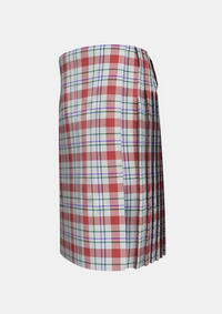Traditional_Milne_Tartan_kilt_634_left_image_with_pleated_design_and_adjustable_buckles_for_men