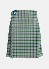 Traditional_Milne_dress_green_Tartan_3196_kilt_front_image_with_pleated_design_and_adjustable_buckles_for_men